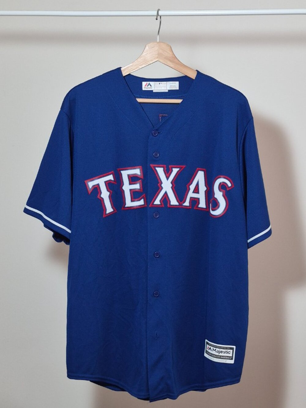 Majestic Baseball Jersey XL Mens Texas Rangers Prince Fielder 84 Cool Base MLB